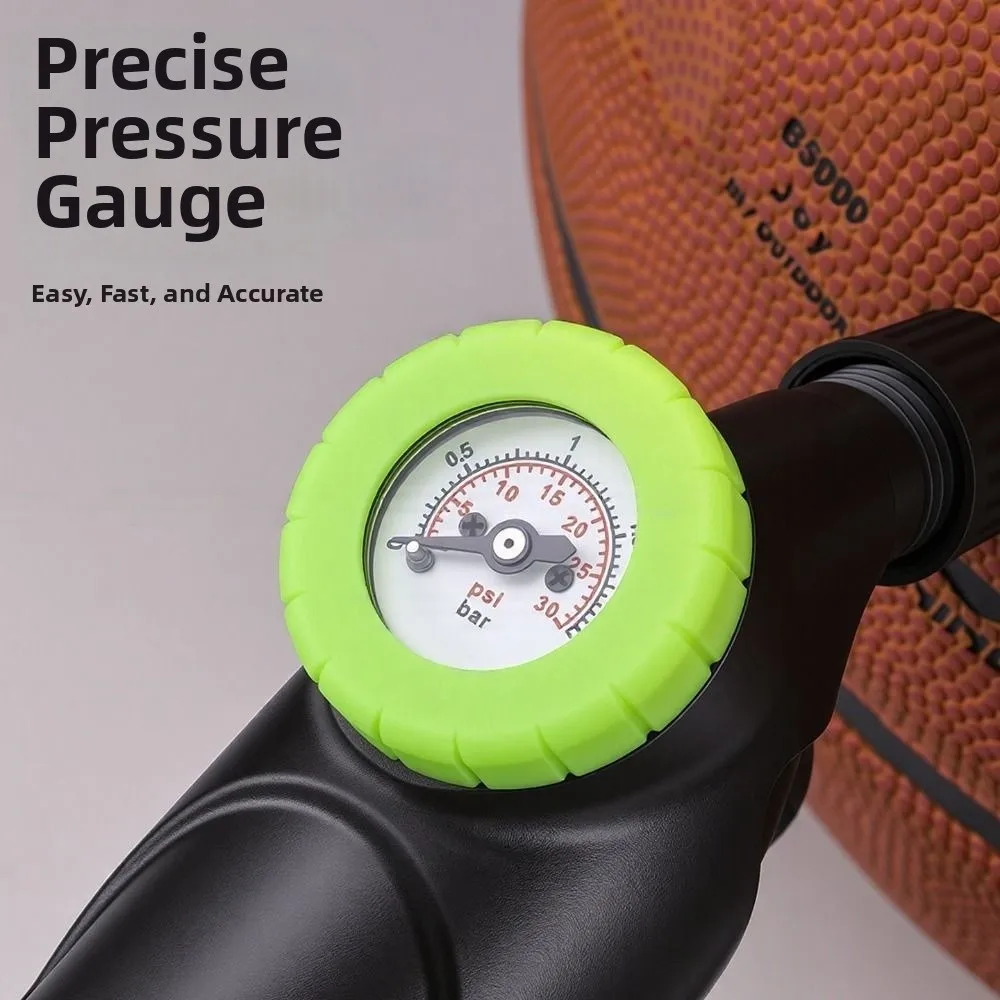 

Portable Hand Ball Pump With Dashboard Push Rod Air Pump Football Volleyball Air Pump