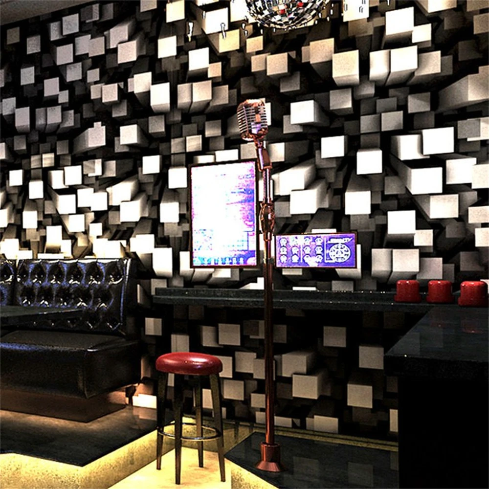 

Обои beibehang KTV Fashion Flash Bar Hotel Fantasy Ballroom Box, тематические обои для стен и потолка, 3D декор для дома