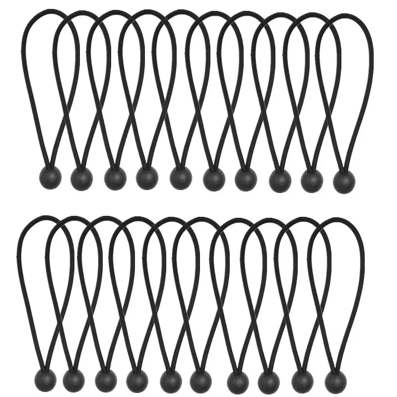 Elastisches Ballseil für den Außenbereich, Bungee-Seile, tragbare Zeltbefestigung, Plane, Markise, Baldachin, robuste Plane, zum Binden für Unterschlupf, Fracht