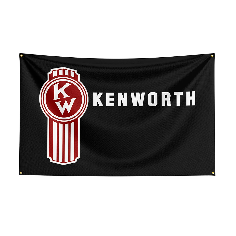 3x5Ft Kenworths Flag Polyester Printed Racing Car Banner -ft Flag Decor,flag Decoration Banner Flag Banner