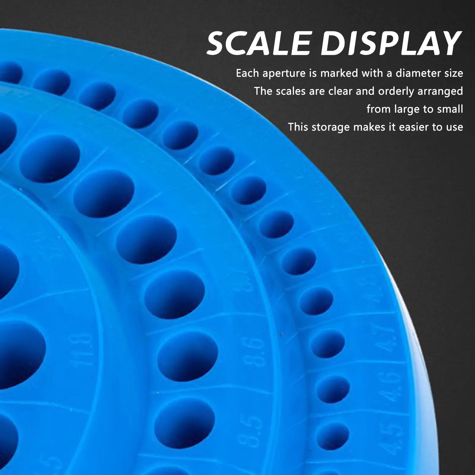 Drill Bit Organizer Storage Case Space Saving with Stable Base Bur Drill Case Tool Rack Suitable for Polishing Buffing Wheel Set