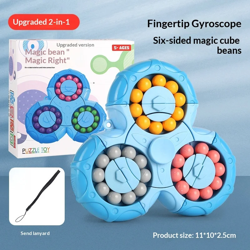 Intelligence Toy Six-Sided Magic Bean Cube Puzzle Decompression Creative Decompression Assembly
