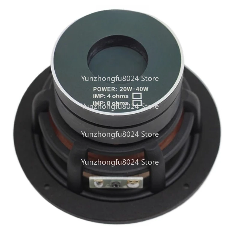 

Four-inch Full-range Speaker, Power: 20W-40W, Impedance: 4Ω/8Ω, Sensitivity: 93dB, Suitable for 5W Vacuum Tube Power Amplifier