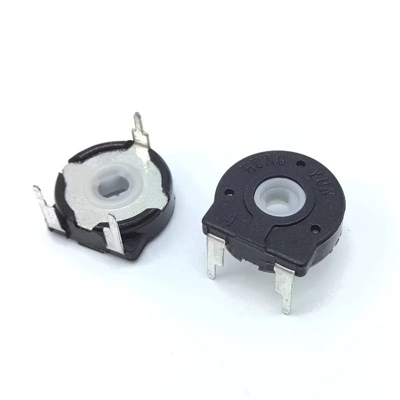 5 pcs adjustable potentiometer PT15 horizontal 3 pin Removable shaft or thumbwheel instead of Spanish PIHEER