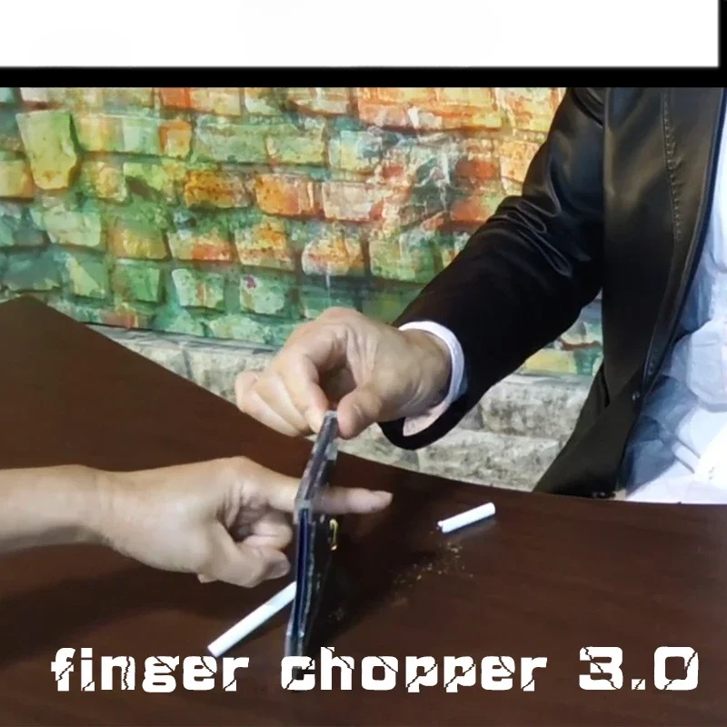 Large Size Finger Chopper 3.0 Hand Cutter Trick Toys Props Magical Supplies Practical Jokes Magic Tricks Professional Magician