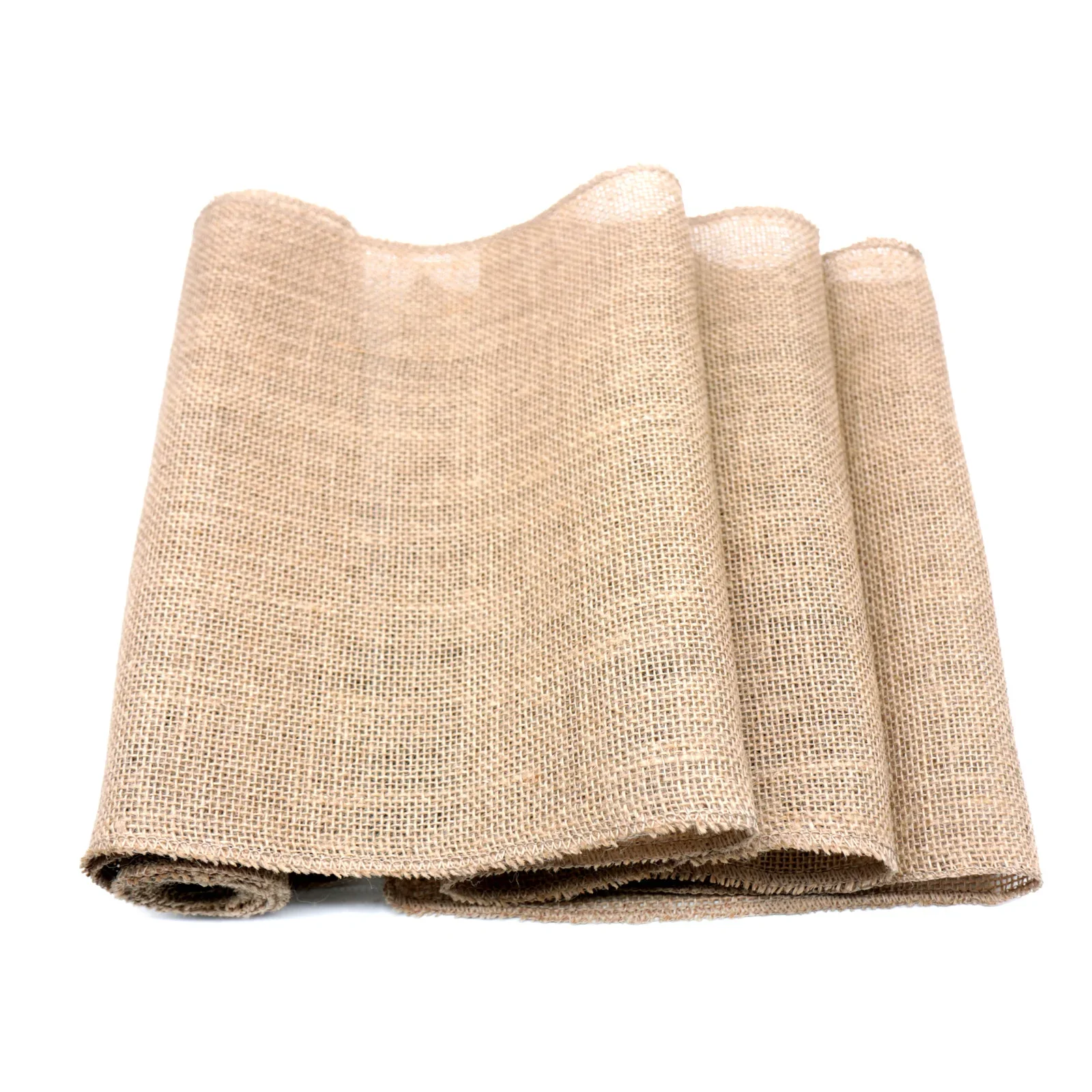 Vintage Burlap Hessian Table Runner Natural Jute Fabric For Country Wedding Christmas Party Decoration Home Textile Table Cloth