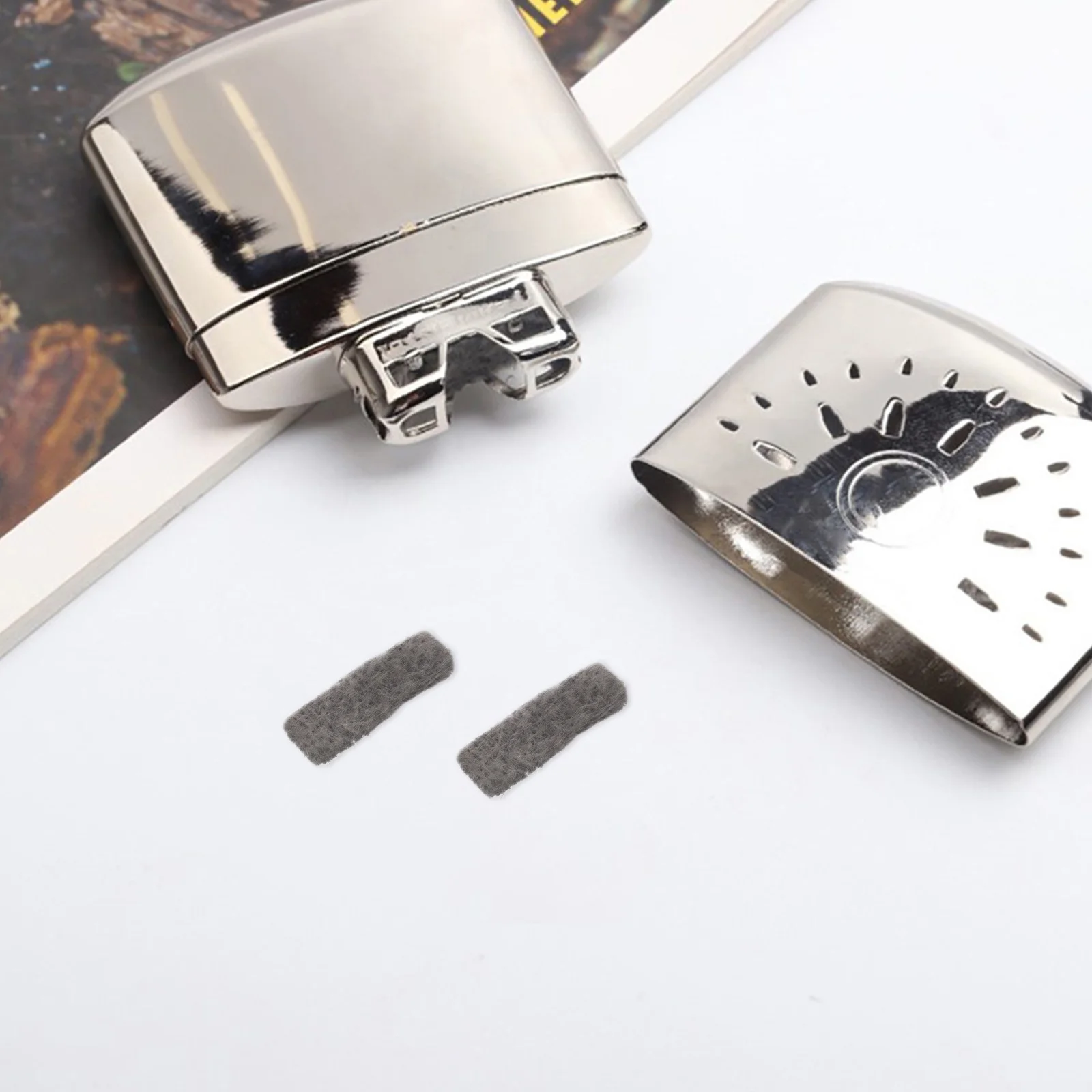 2 قطعة وسادة الموقد الحفاز جهاز تدفئة محمول استبدال إدراج العالمي صالح للتخييم التنزه الطقس البارد لوازم سخان محمول #6