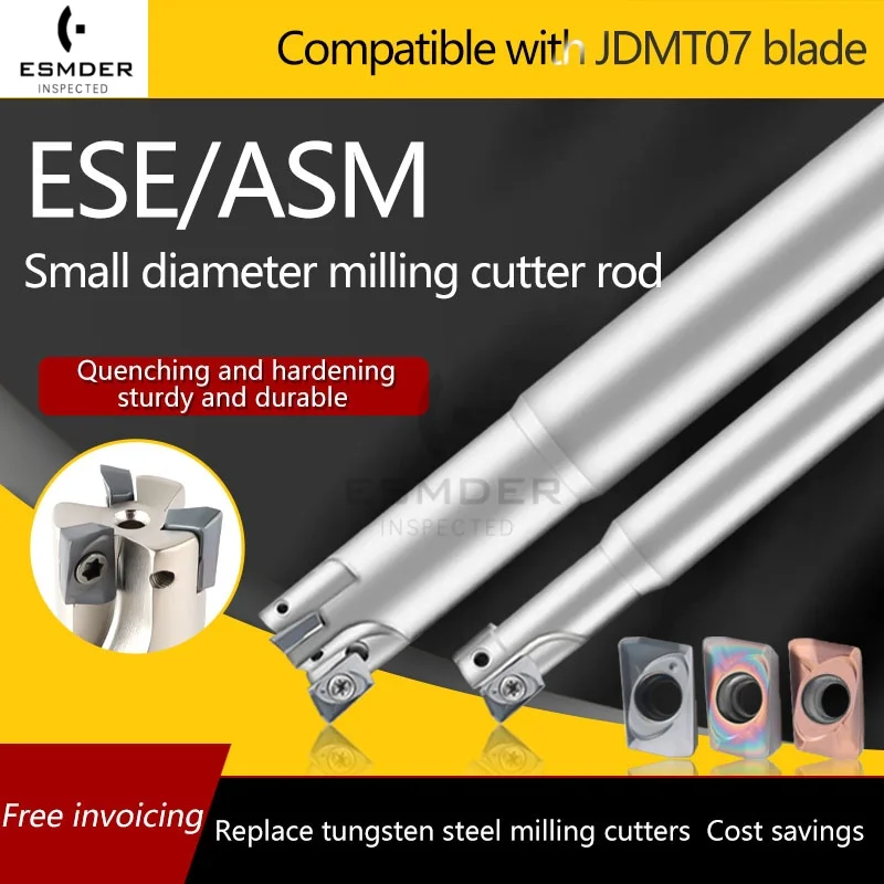 

ESE ASM C10 C12 C14 C15 C16 C18 Small Diameter Milling Cutter Rod CNC Machining Center Milling Tool Holders For JDMT0702 Inserts