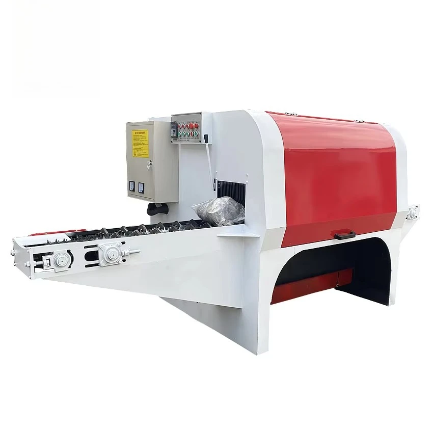 

Automatic Log Multi Blade Rip Saw Machine - High Efficiency Log and Redwood Cutting Sawmill