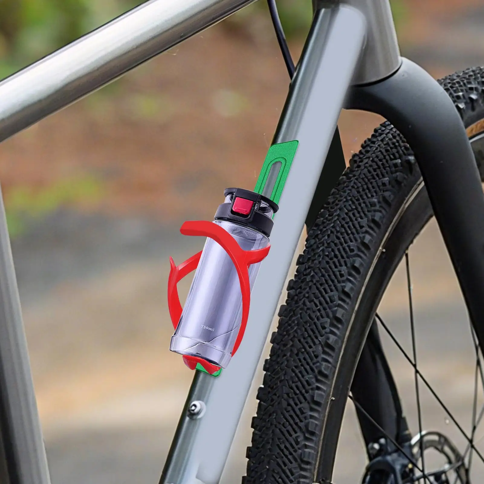 دراجة زجاجة حامل محول زجاجة الشرب دعامة حامل قارورة المشبك الموضع لركوب الخيل الحضري ممارسة البطولة الجبلية #4