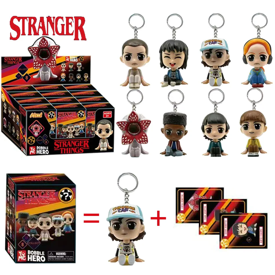 

Набор из 12 коллекционных фигурок-сюрпризов «Стрэнджерд Хоррор» для рождественской елки, ПВХ-украшения, подарок для фанатов на Рождество