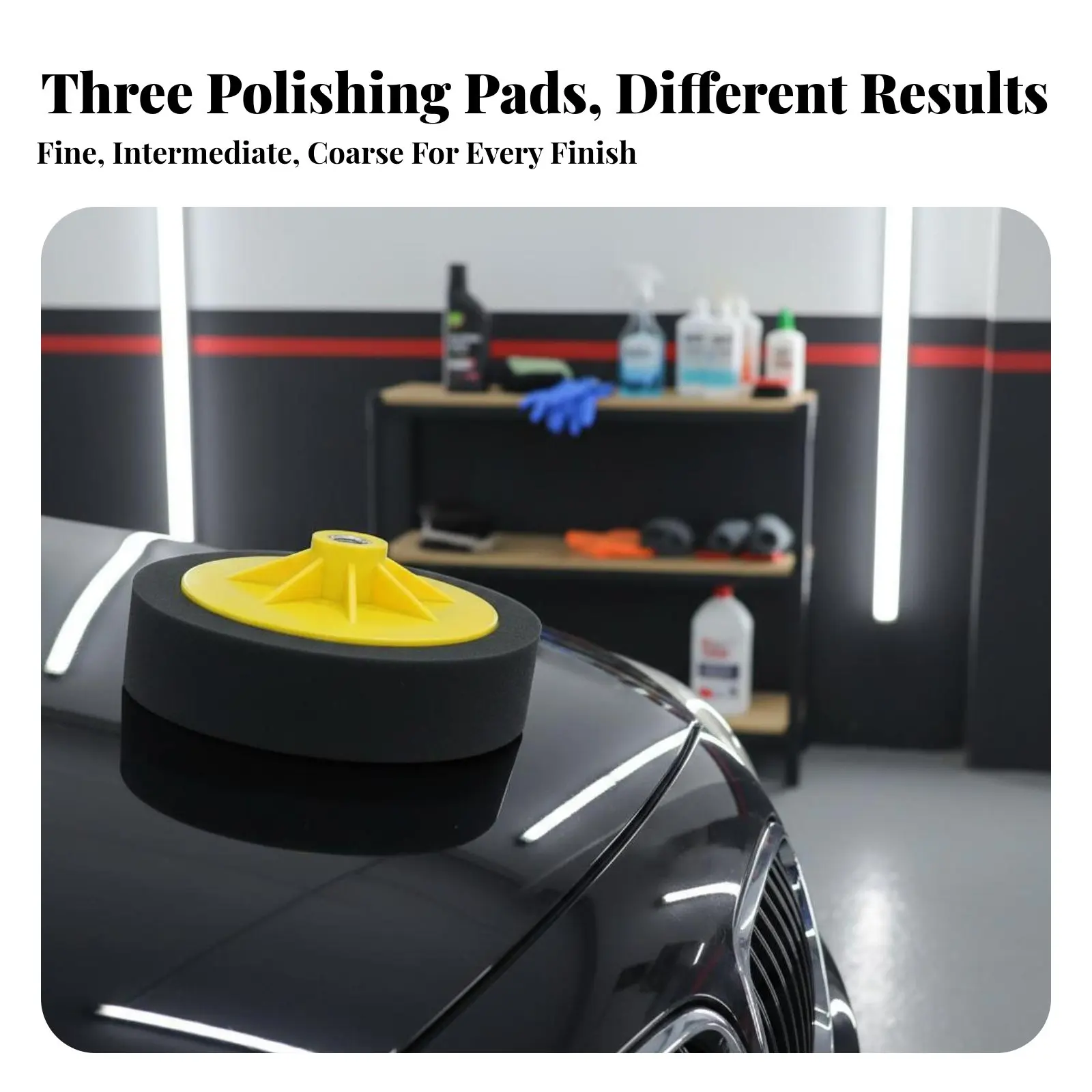 

Wavy-Faced Polisher Disc Fastener System and Loop Fastener Polishing Polishing Accessory Machine Cleanable Highly Absorbent