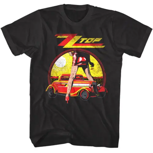 ZZ Top Legs Men's T-Shirt Eliminator Album Rock Band Concert Tour Merch