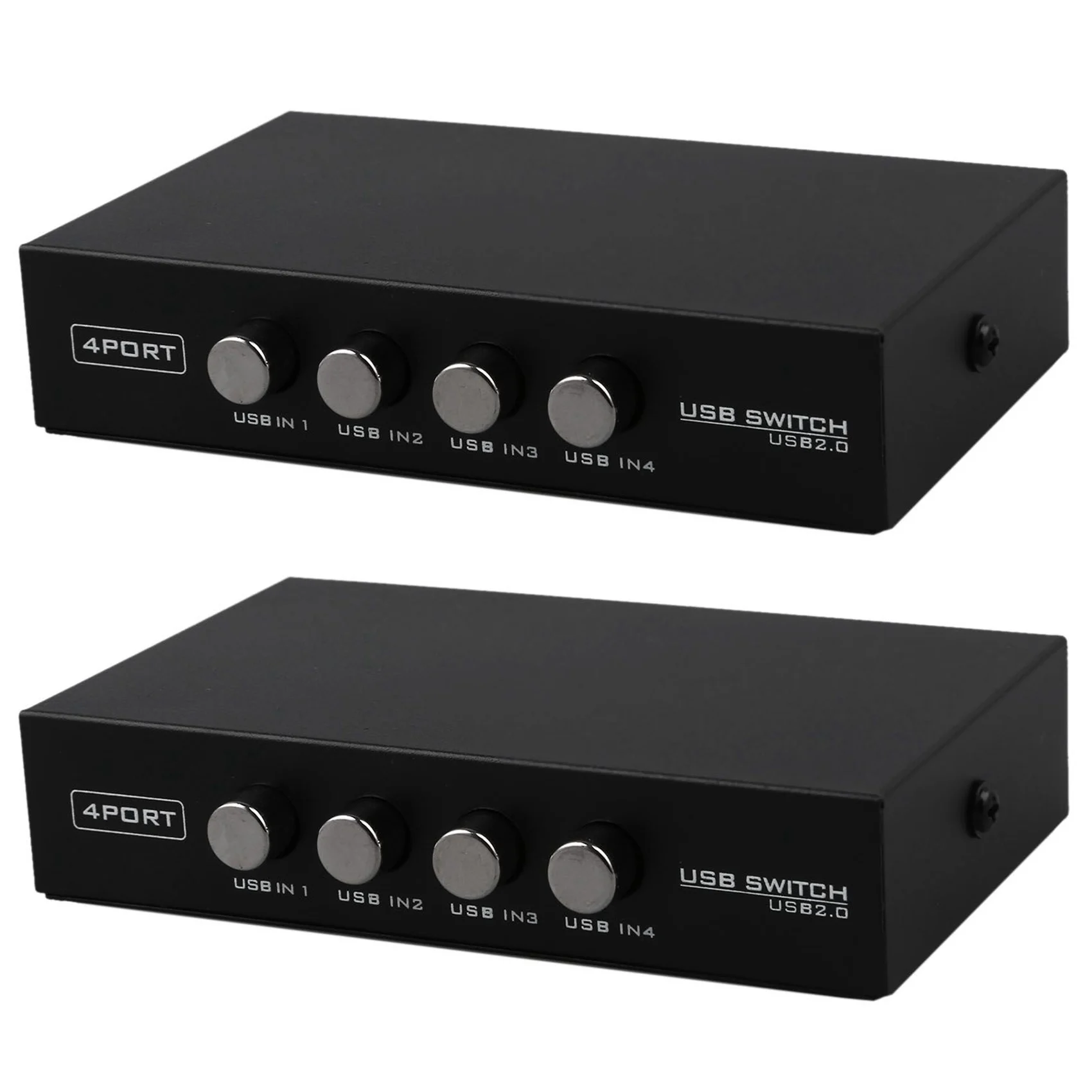 Exquisite-2X Newest Mini 4 Ports USB Printer Scanner Sharing Share Switch Splitter Box Hub