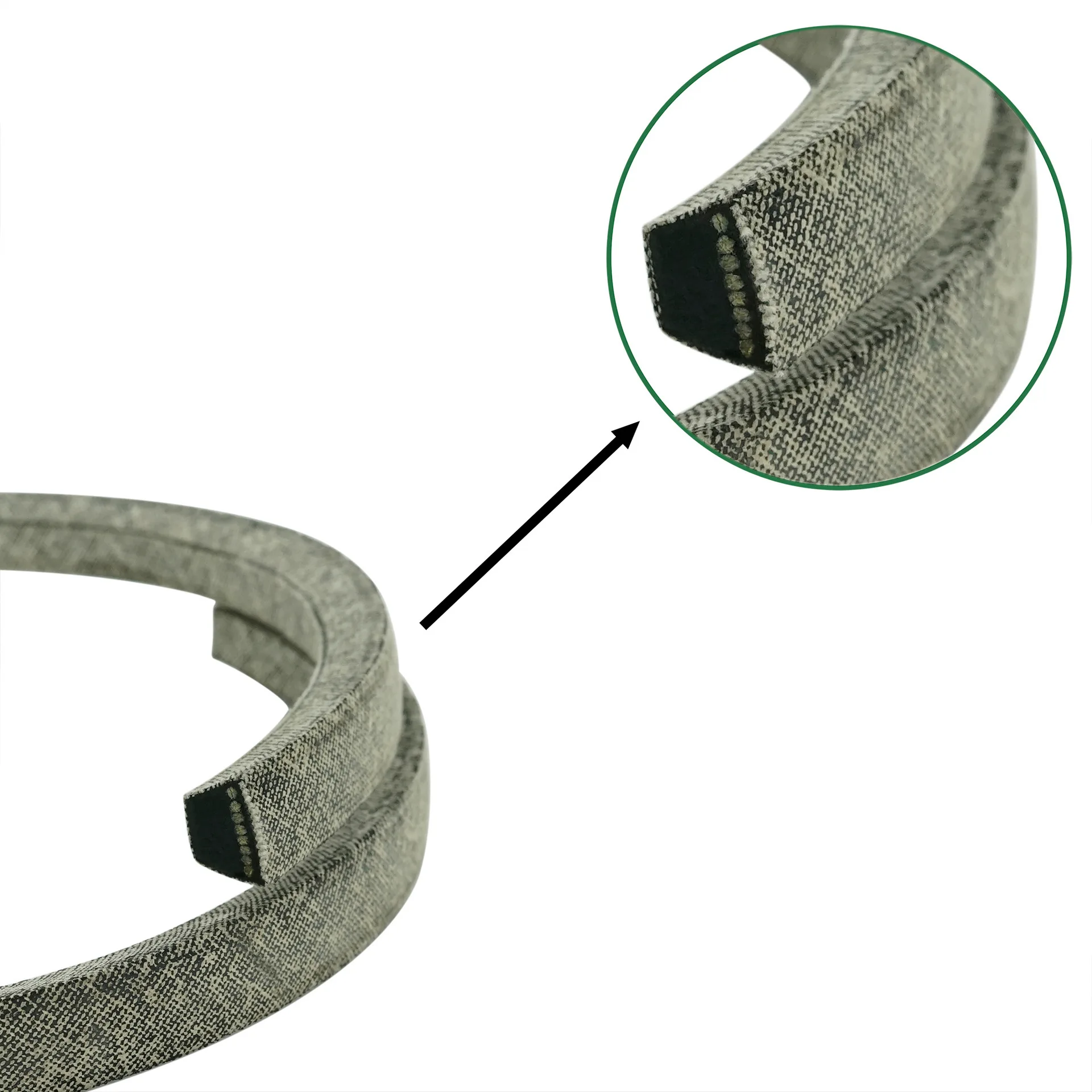 

42 Inch Lawn Tractor Deck Belt 1/2 x 104 Inch OEM Replacement GX20072 GY20570 for D100 D110 D120 D125 D130 E100 E110