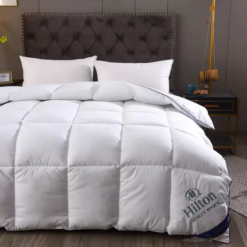 فندق أربعة مواسم لحاف مريح-سرير مفرد دافئ ريشة مخملية المعزي بطانية مكيف الهواء للنوم الناعم طوال الموسم