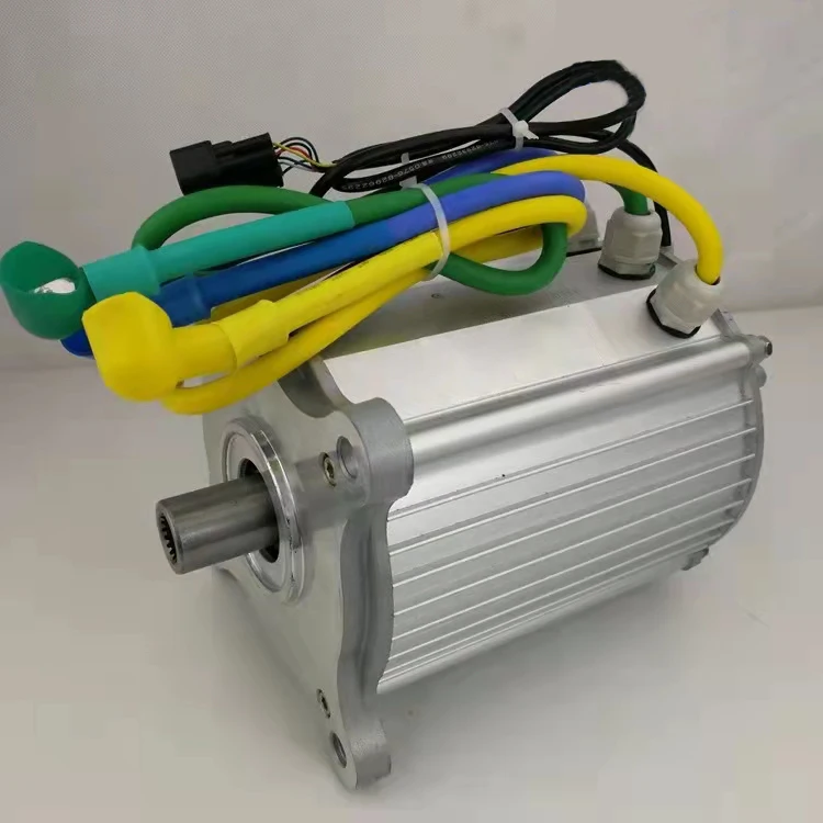 5kW 60V Permanent Magnet Synchronous Motor, Controller, Accelerator