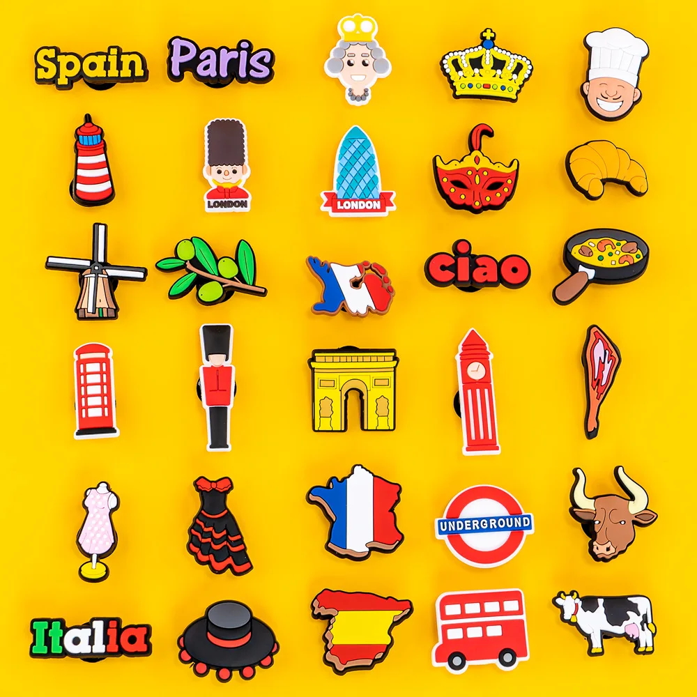 4-30PCS Europe travel United Kingdom France Spain Italy Shoe