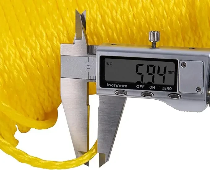 

Полипропиленовая веревка Goture, 100 футов, сверхмощная полиэтиленовая плетеная веревка толщиной 1/4 дюйма, плавающая многоцелевая линия, открытый кемпинг, катание на лодках