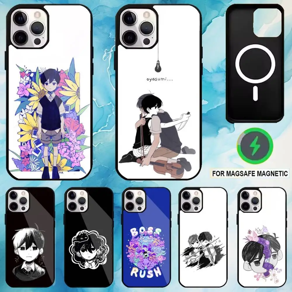 

Omori Game Phone Case For iPhone17,16,15,14,13,12,11 Plus,Pro Max Magnetic Magsafe Wireless Charging