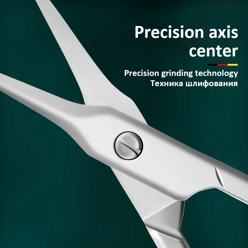 Ouriner الفولاذ المقاوم للصدأ طرف منحني رقيقة شفرة مقص بشرة مسمار كليبرز المتقلب أدوات مانيكير أدوات الحاجب الجلد الميت