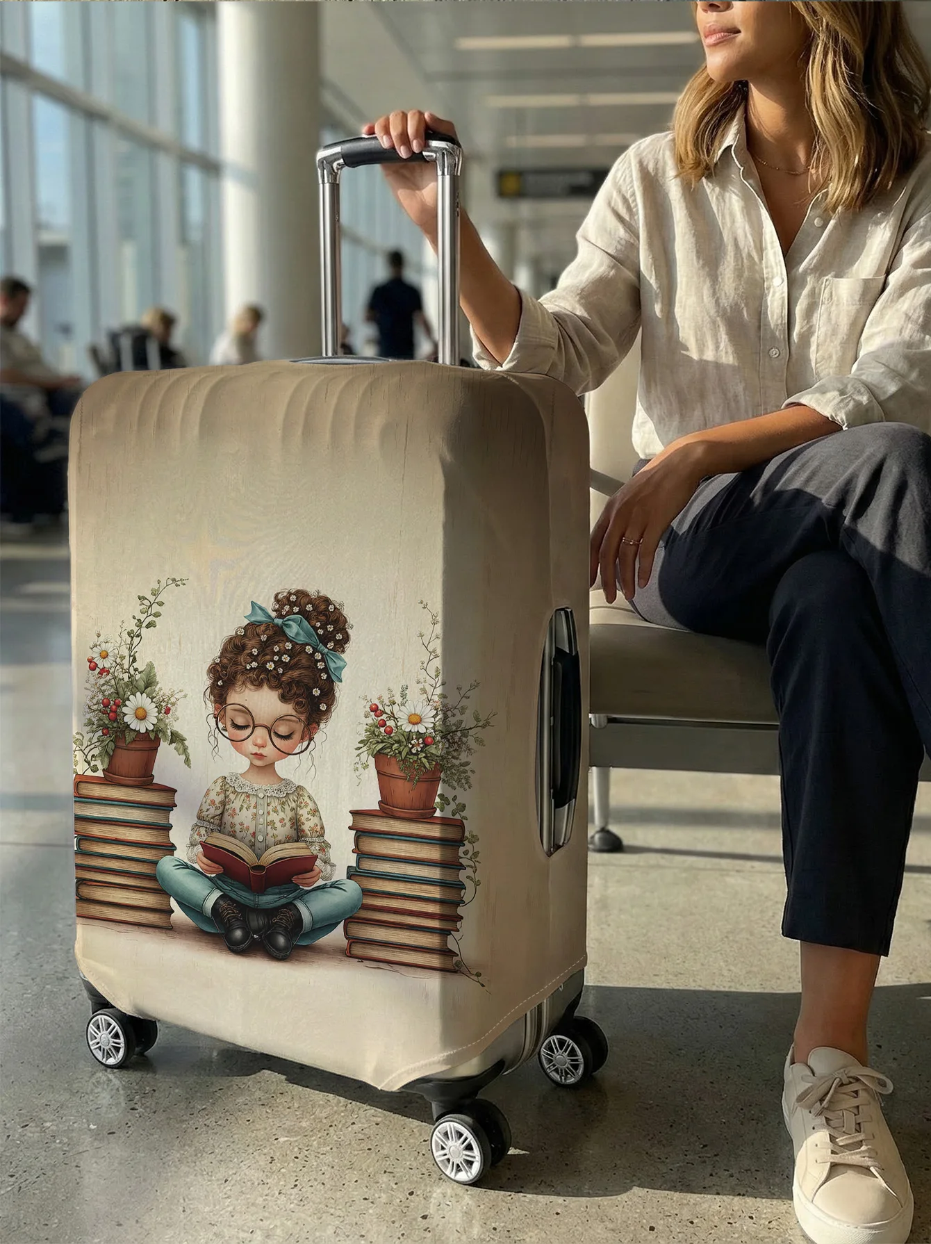 Reading Girl Book Flower Lugga - đánh giá và giá Travel Reading Accessories