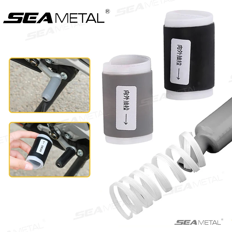 SEAMETAL Motorcycle Rubber Shift Lever Gear Cover Gear Shift Lever Pedal Foot Pad Rubber Cover Protector Motorcycle Accessories