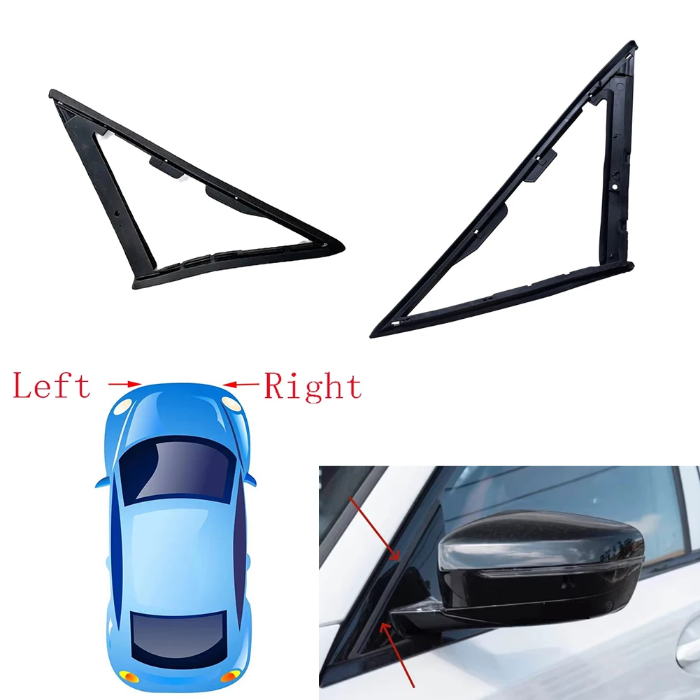Car Rear Mirror Sealing Strip Seal For BMW For 3-Series For G20 For G21 For G28 2019-2023 Black Soft Rubber Weatherproof Trim