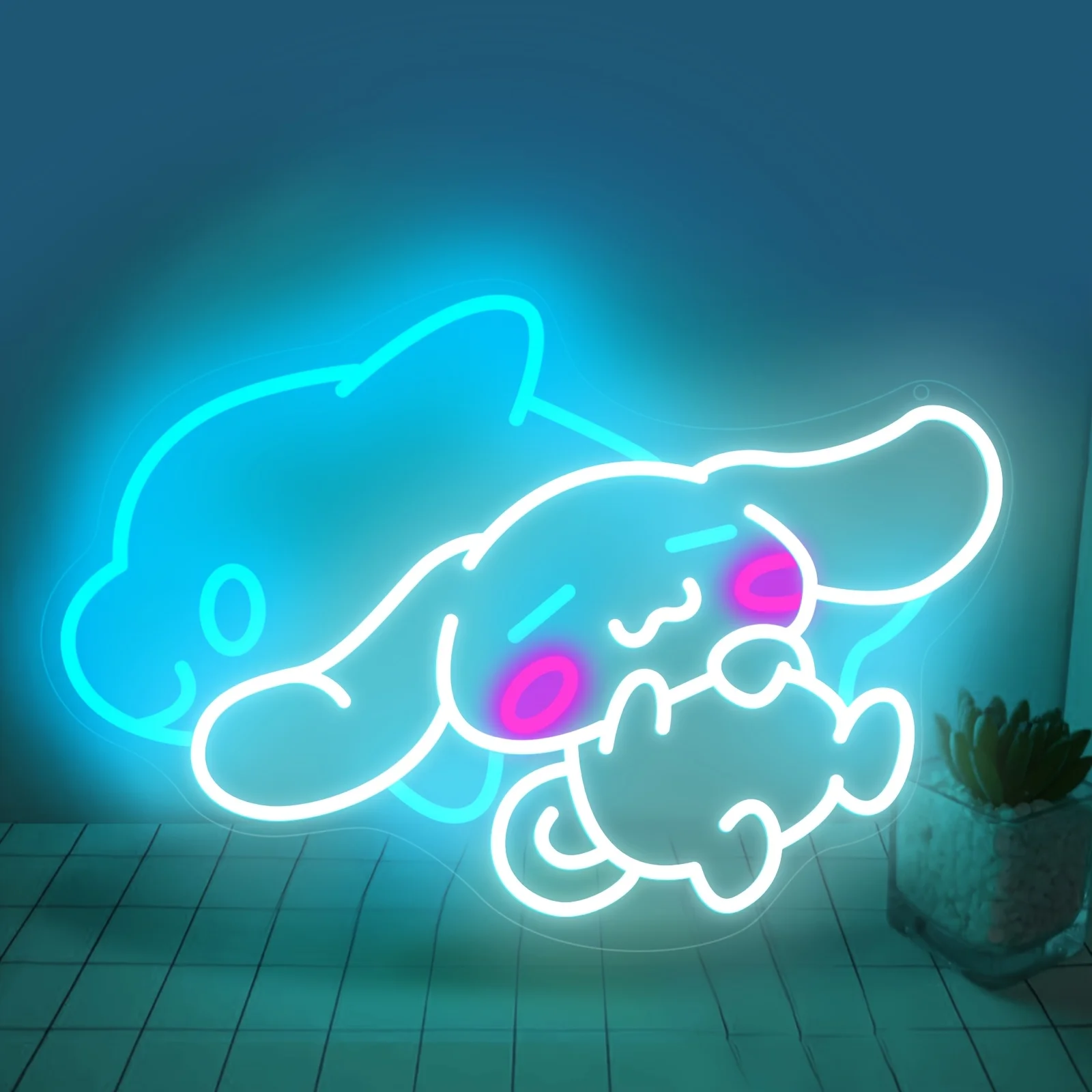 

Светодиодная неоновая вывеска Yugui Dog для спальни, детской комнаты, декора детского сада, милый ночник, создающий атмосферу, идеальный подарок для детей и любителей собак