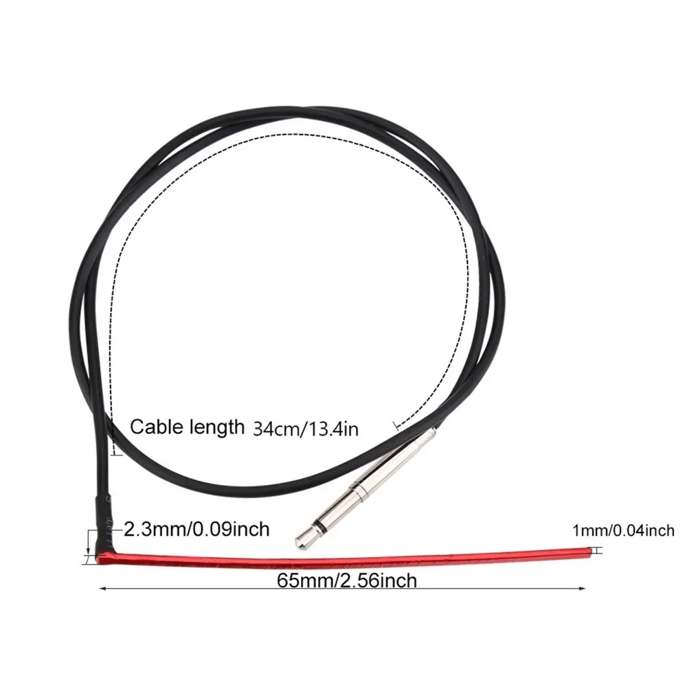 2,5-mm-Klinkenstecker für Gitarre, Piezo-Tonabnehmer mit 2,5-mm-Klinkenstecker ​ Hohe Empfindlichkeit ​   Unter dem Sattel ​ ​ Piezo-Geber ​