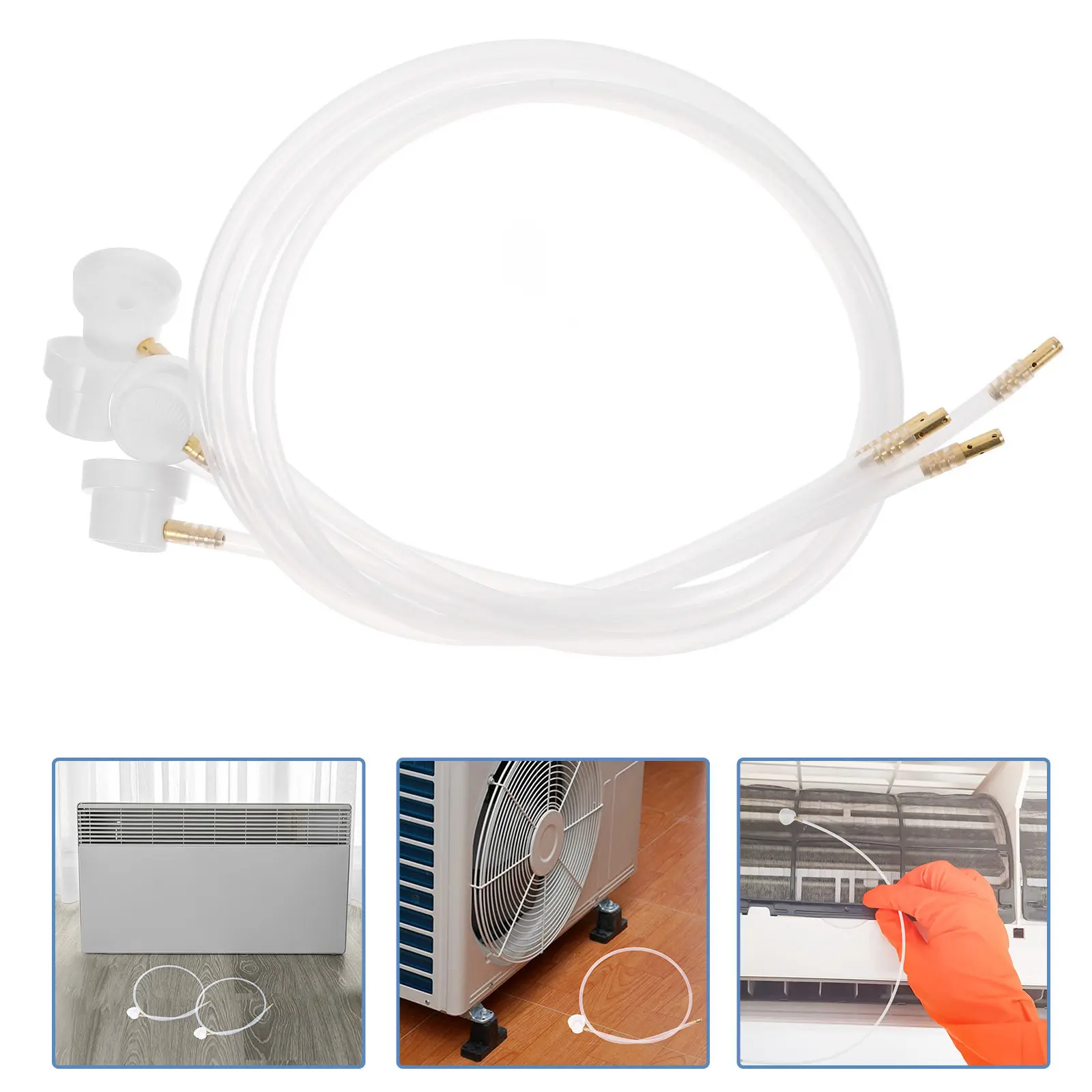 

4Pcs Universal Spray Can Nozzle with Extended Reach Hose Lightweight Wear-Resistant Plastic Sprayer Bottle Accessory Spraying