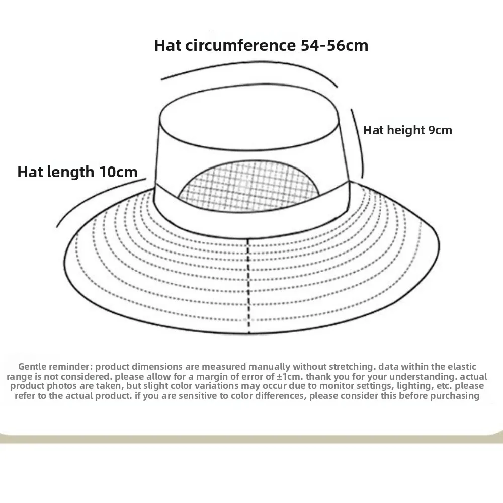 Imagen 7: Nuevo Sombrero de cubo de malla, sombrero de protección solar ajustable Anti-UV, sombrero de playa transpirable