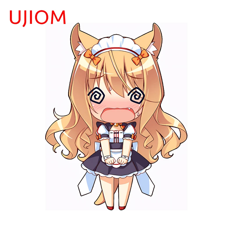 UJIOM Kawaii Chibi Maple Game Wall Sticker Computer Case Scratch-Proof PVC Decal Cute Decoration Accessories for Game Room