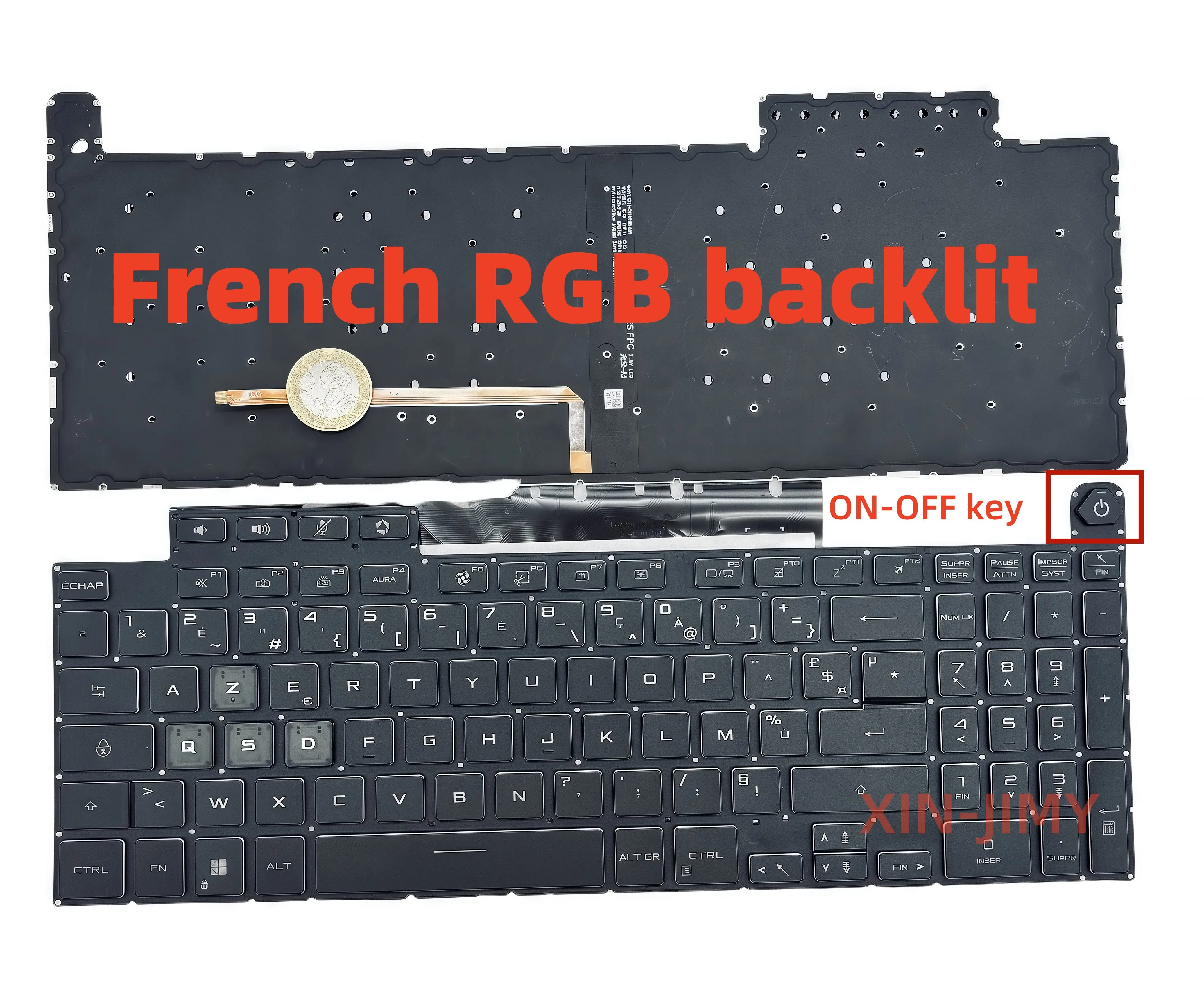 French Laptop Keybo… - image