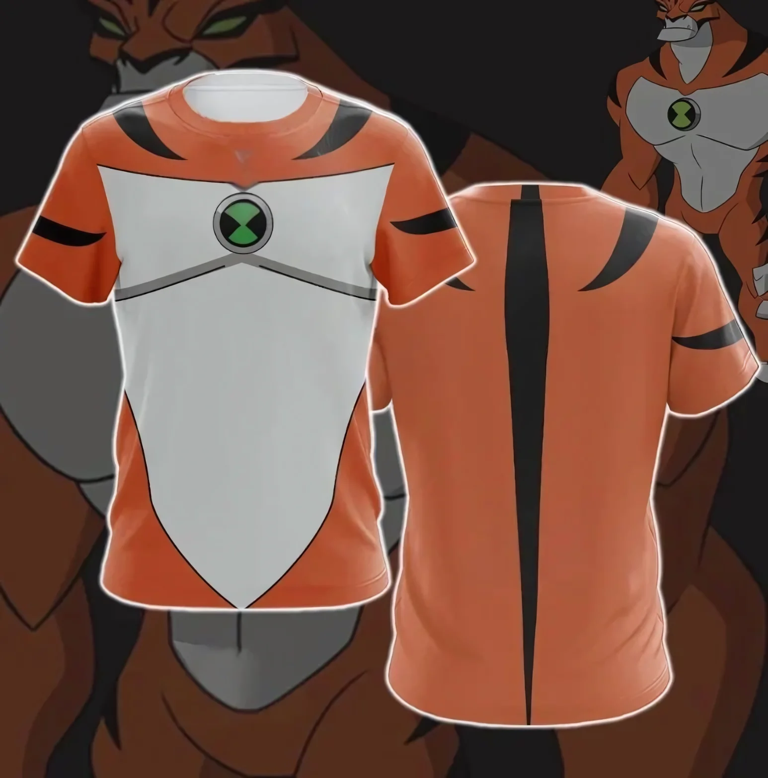 

The summer bestseller anime Ben10 3D printed men's T-shirt Harajuku short-sleeved O-neck T-shirt top is fashionable
