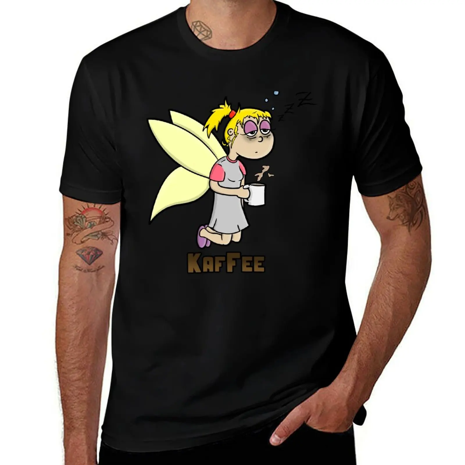 Coffee T-Shirt Outdoor Sports Short Sleeve Top T-Shirt
