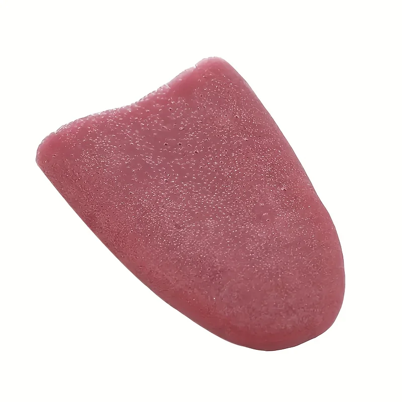 Funny Silicone Fake Tongue Prank Prop - Perfect for Halloween & Party Tricks, No Batteries Required image 3