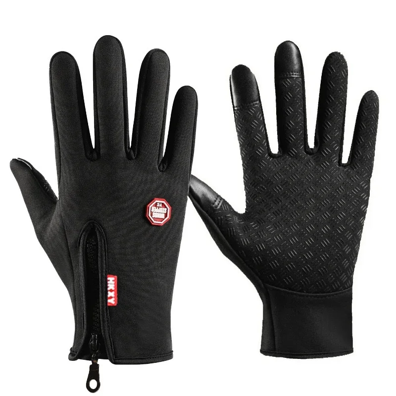 

Outdoor Thermal Lined Warm, Anti-Slip, Waterproof, Touchscreen Compatible,Windproof Sports & Cycling Gloves