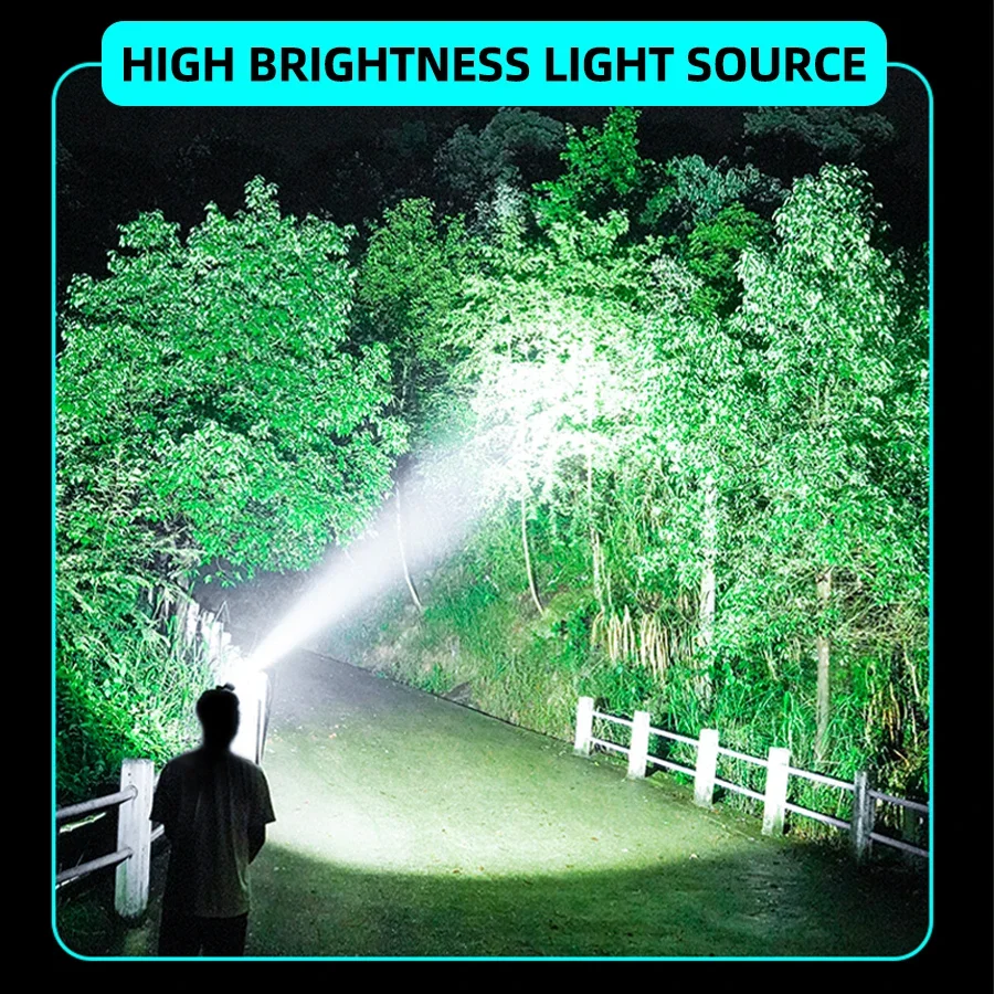 Powerful Strong Light Induction LED Headlamp 2000lm 3LED Flashlight USB Rechargeable 1200mah Battery Headlight Fishing Lantern