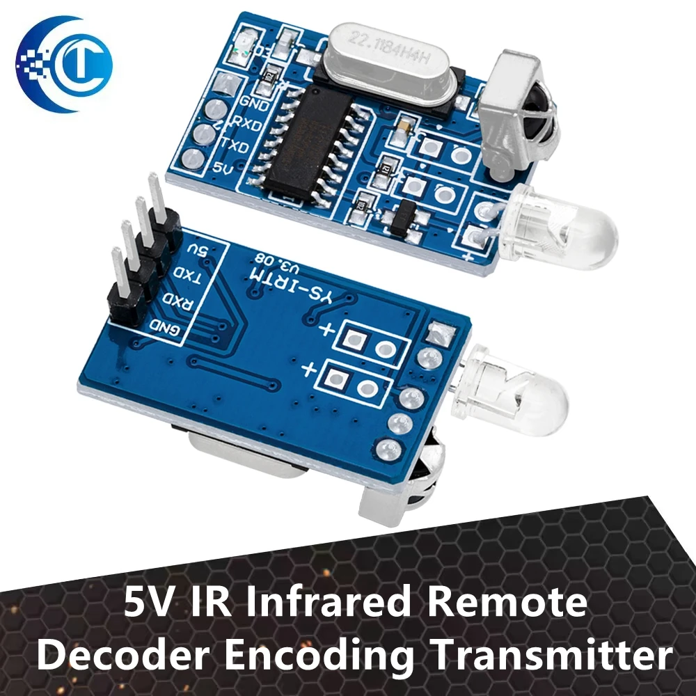 5V IR Infrared Remote Decoder Encoding Transmitter Receiver Wireless Module Quality in Stock for arduino