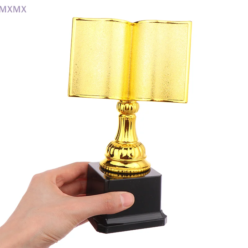 Golden Reading Star Trophy For Kids Plastic Trophy For Reading Competition For School Home Library Encouraging Reading