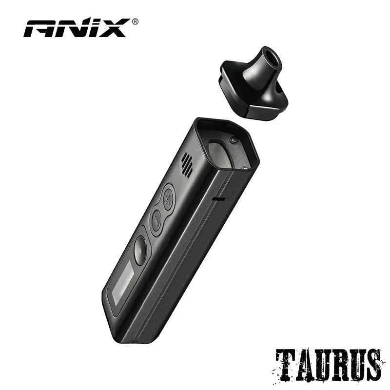 قلم مبخر عشبي جاف أصلي من ANIX TAURUS غرفة سيراميك محمول باليد مع التحكم في درجة الحرارة والتبغ العشبي Vape