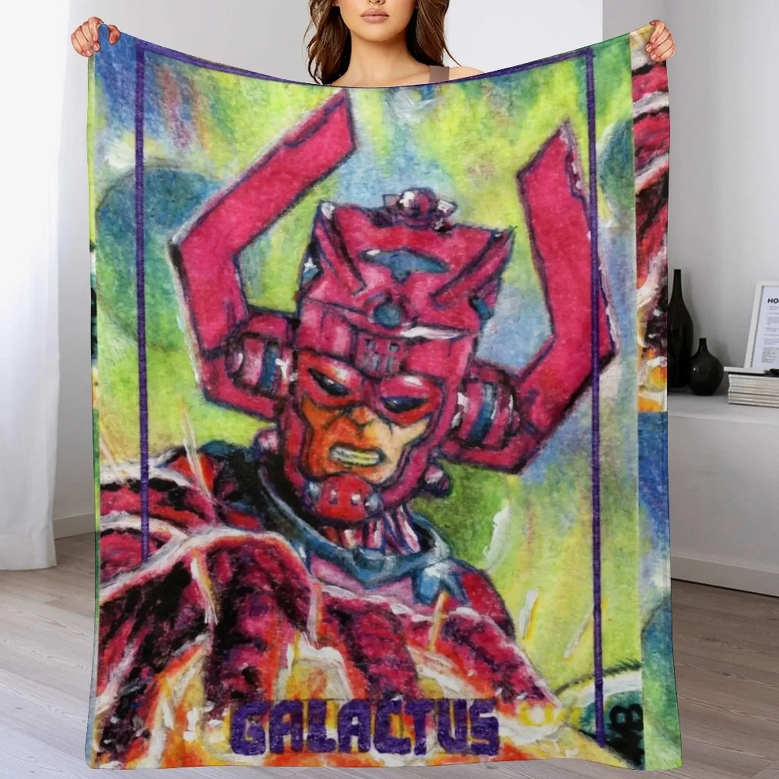 

Galactus, World Eater Throw Blanket Blankets For Baby Single Shaggy Multi-Purpose Blankets