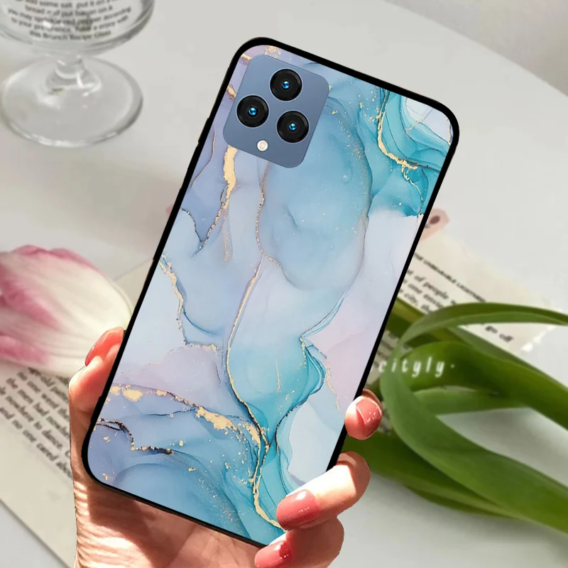 Cute Case For T-Mobile REVVL 6 Capa T Phone 5G TMAF025G Soft Silicone TPU Phone Back Cover For T-Mobile REVVL 6x Bumper Fundas