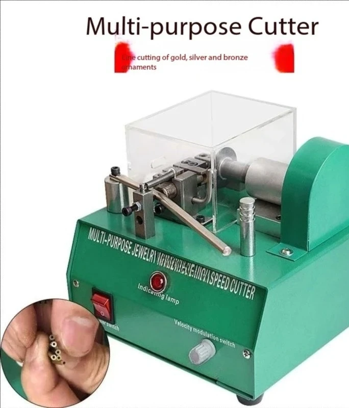 

Multifunctional High Speed Cutter Jewelry Handicraft Gold Silver Bronze Wristband Necklace Etc Line Cutting Equipmet 220/110V