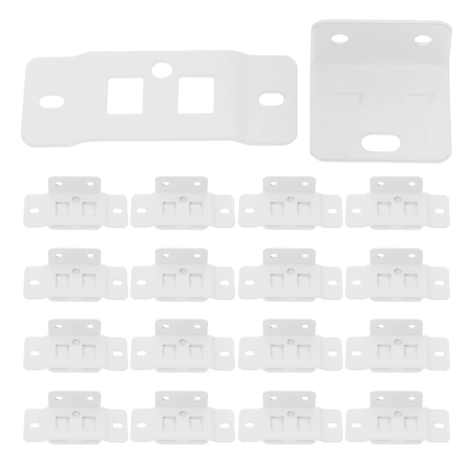 

20 Pcs Corner for Wood Shelf Connectors Angle Brackets Furniture Hardware Sectional Connectors Right Angle Bracket L Brackets
