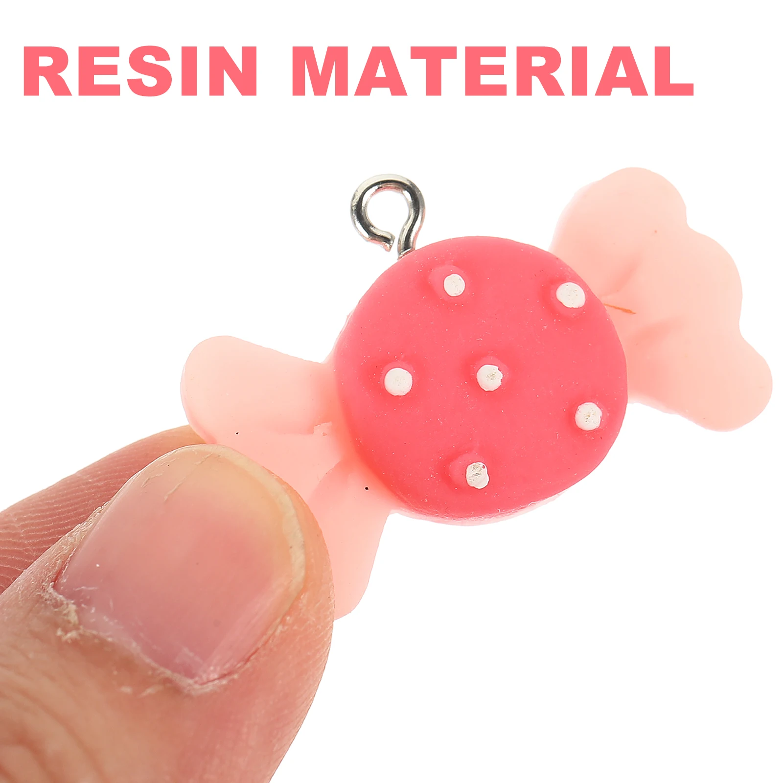 

20pcs Resin C y Pendant naments Round Shaped Crafting Supplies for Necklace Earring Bracelet Making DIY Jewelry Charms