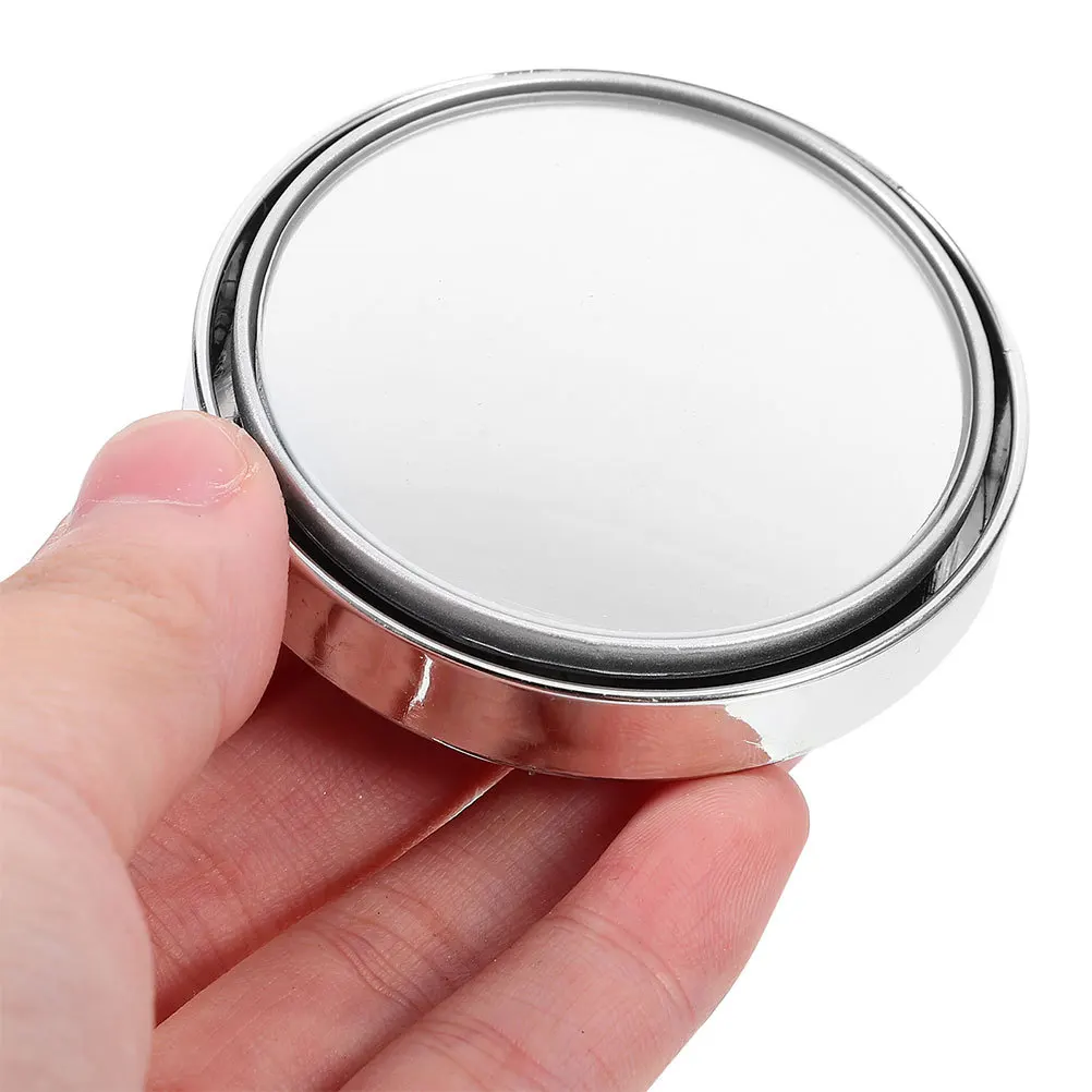 

4Pcs Universal Car Side Mirror Blind Spot High-Definition Wide-Angle Lens Stylish Round Glass Visibility Improvement