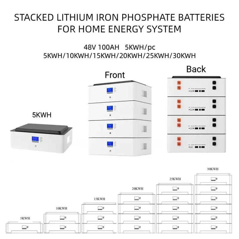 forAll IN 1 Plug Play Solar Inverter Energy Storage Container Stacked Rack Battery 51.2V 100Ah 200Ah 300Ah LiFePO4 Battery