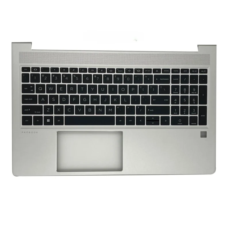 

New for HP ProBook 450 G8 laptop palmrest backlit keyboard M21742-001 Silver